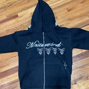 Travis scott black zip up